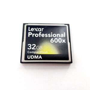 Lexar Professional 600X 32GB Compact Flash CF Card UDMA Tested & Works